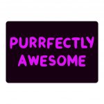 Awesome Pet Food Mat - Funny Saying Anti-Slip Pet Bowl Mat - Cool Pet Feeding Mat MADE IN THE USA Pet Supplies Pet Supplies
