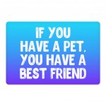 Cute Design Pet Food Mat - Quote Anti-Slip Pet Bowl Mat - Best Print Pet Feeding Mat MADE IN THE USA Pet Supplies Pet Supplies