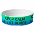 Keep Calm Pet Bowl - Trendy Dog Bowl - Printed Pet Food Bowl MADE IN THE USA Pet Supplies Pet Supplies
