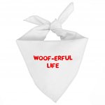 Woof Pet Bandana - Funny Dog Bandana - Cool Pet Scarf MADE IN THE USA Pet Clothing Pet Supplies Pet Supplies
