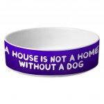 Dog Lover Pet Bowl - Themed Dog Bowl - Cute Pet Food Bowl MADE IN THE USA Pet Supplies Pet Supplies