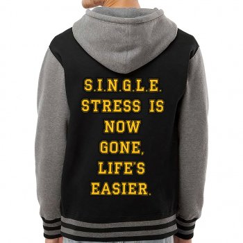 Sarcastic Varsity Hoodie - Best Design Zip Hoodie - Cool Hooded Sweatshirt