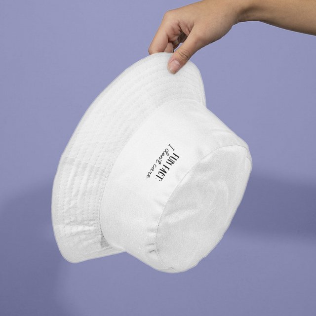 Fun Fact I Don’t Care Bucket Hat – Cool Hat – Trendy Bucket Hat