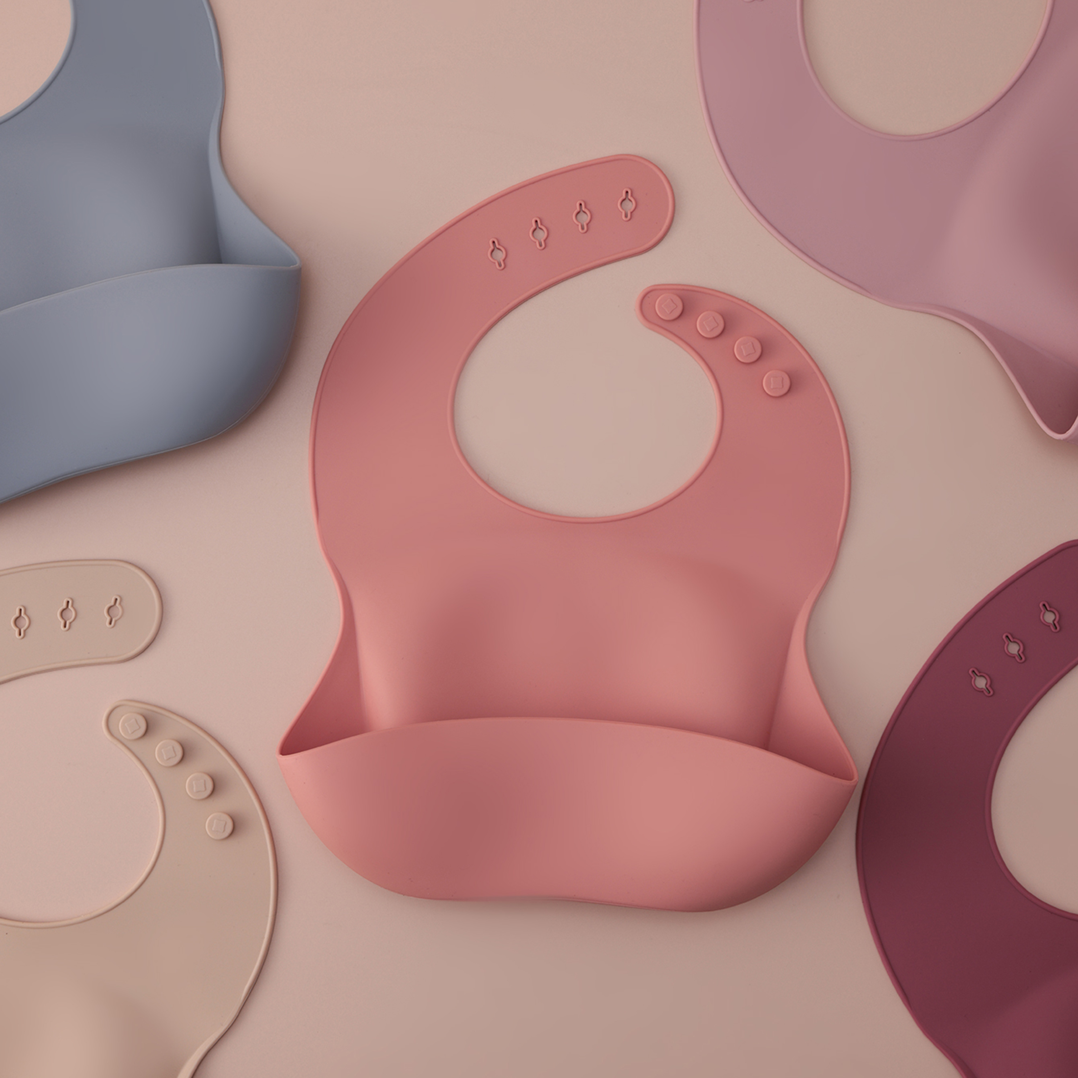 Soft Silicone Waterproof Baby Bib 2