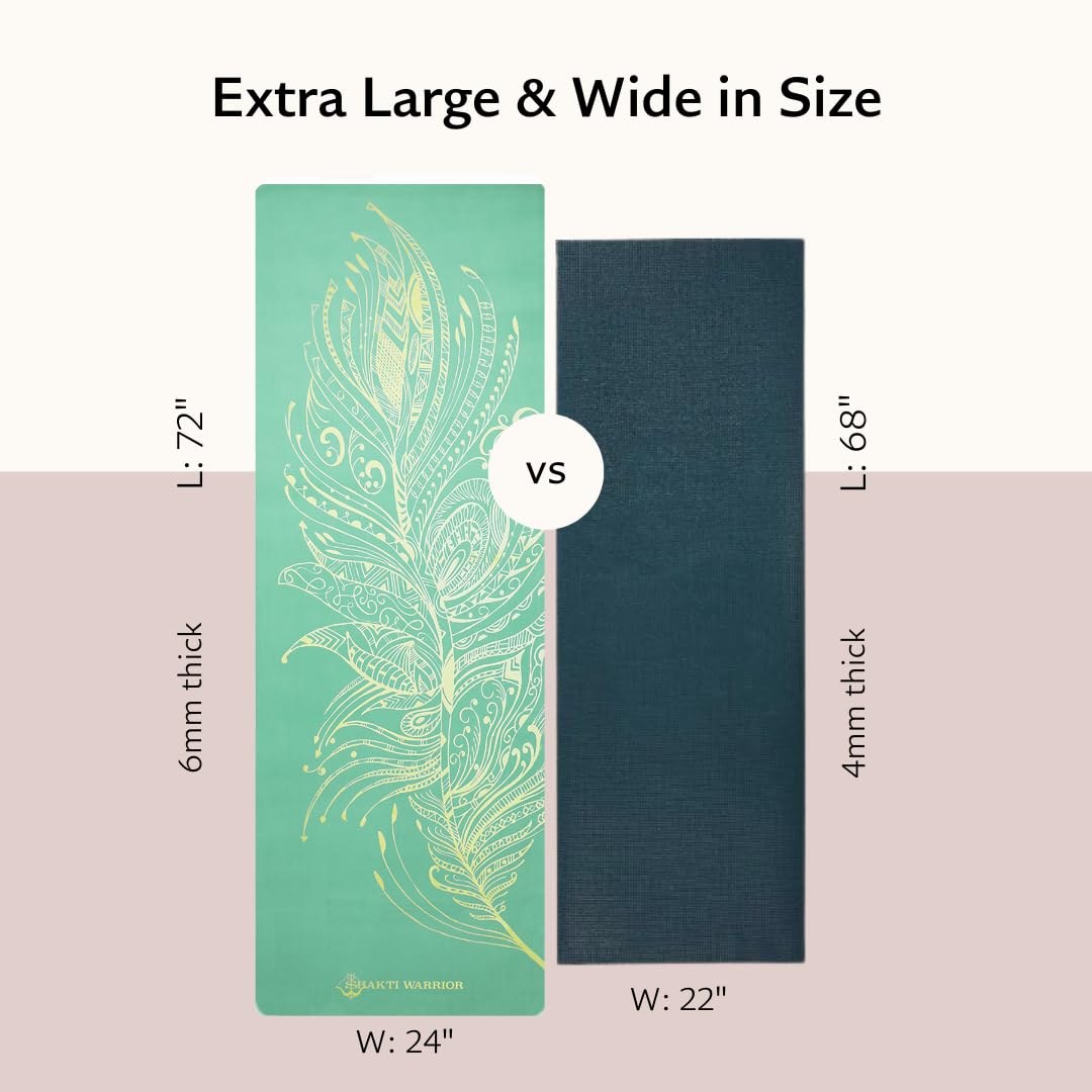 Premium Non-Slip TPE Yoga Mat - Artist Designed for Hot Yoga & Workouts - Image 7