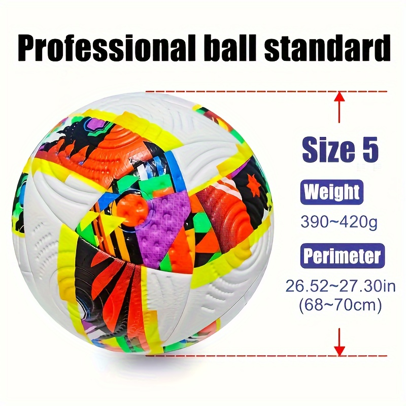 Pro-Level Seamless PU Soccer Ball – Official Size 4/5 Training & Match - Image 7