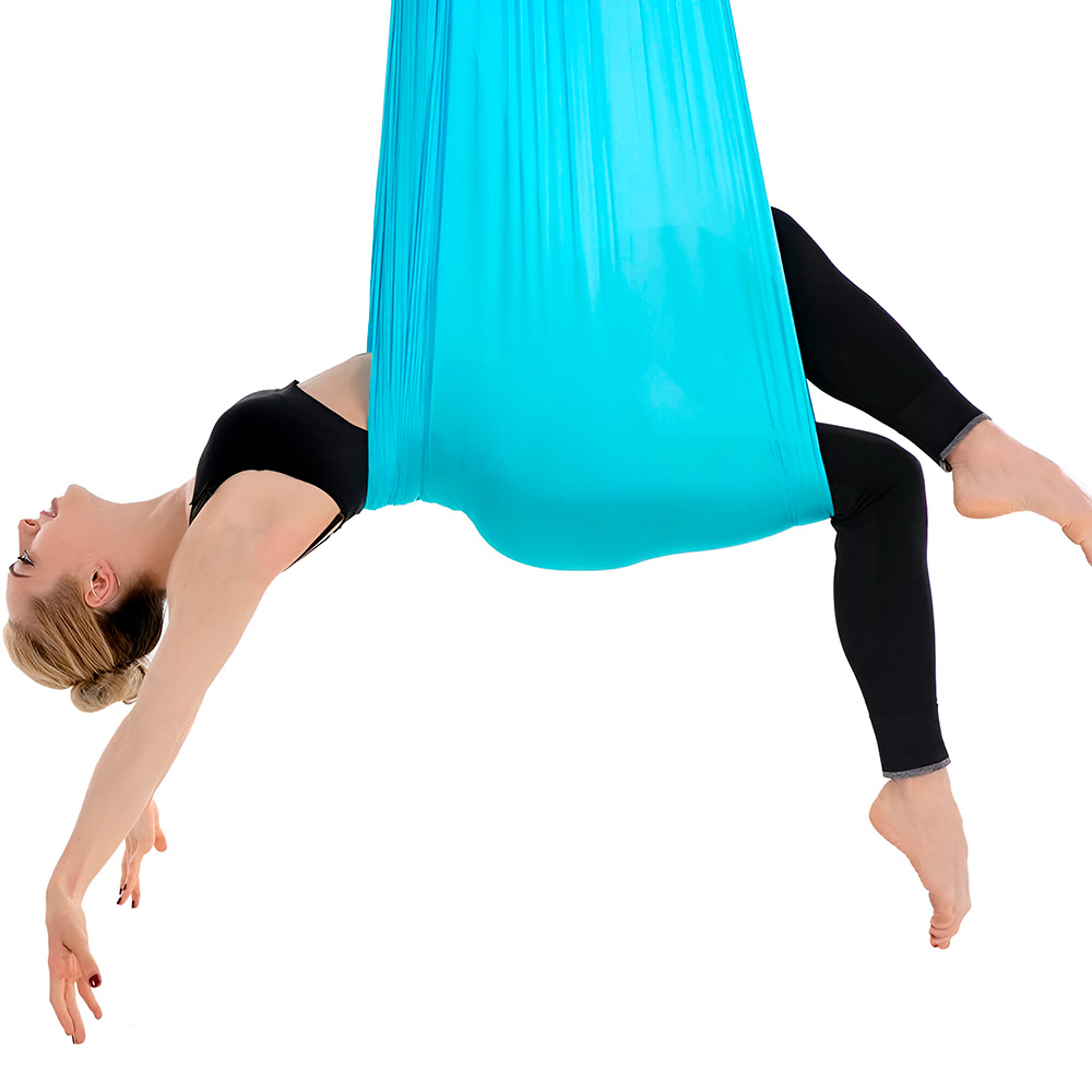 Elastic Aerial Yoga Hammock Swing – 4 to 7m Anti-Gravity Pilates Set - Image 3