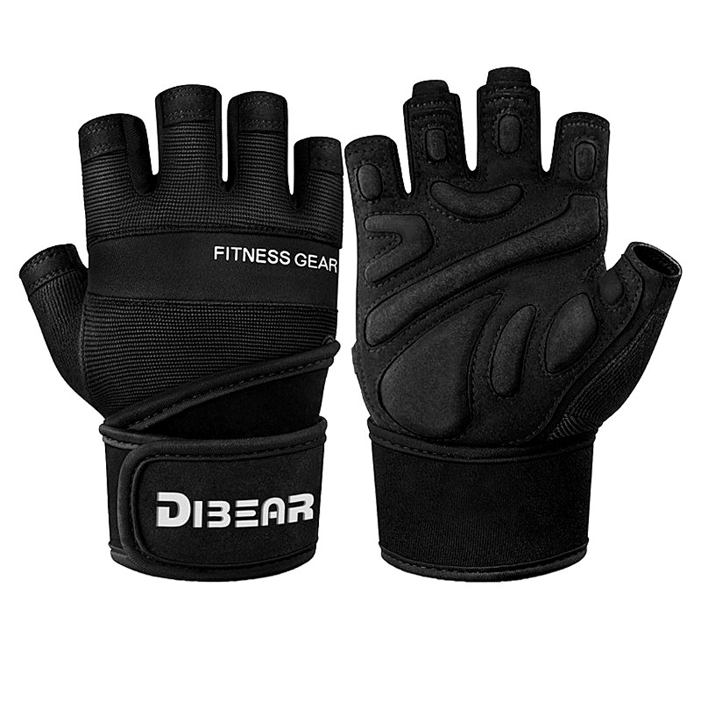 Half Finger Gym Gloves for Weightlifting, CrossFit & Training