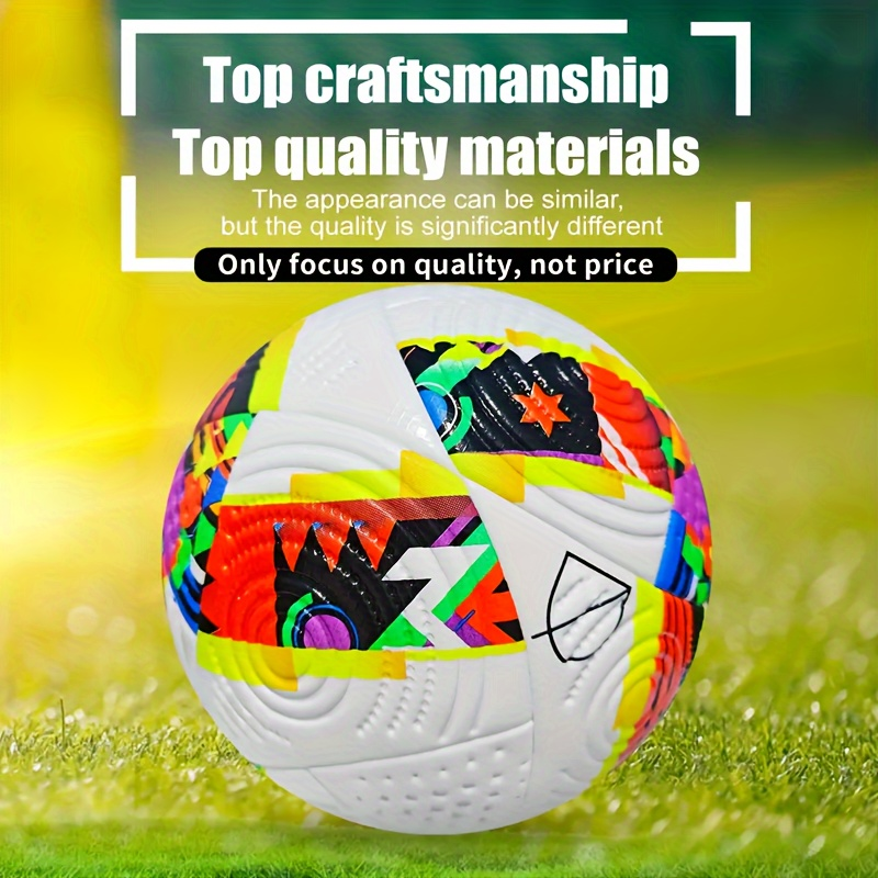 Pro-Level Seamless PU Soccer Ball – Official Size 4/5 Training & Match - Image 3