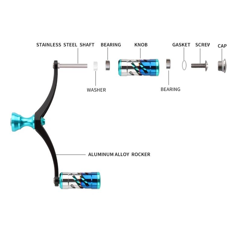 Double Reel Handle with Titanium Alloy Knobs - Image 8