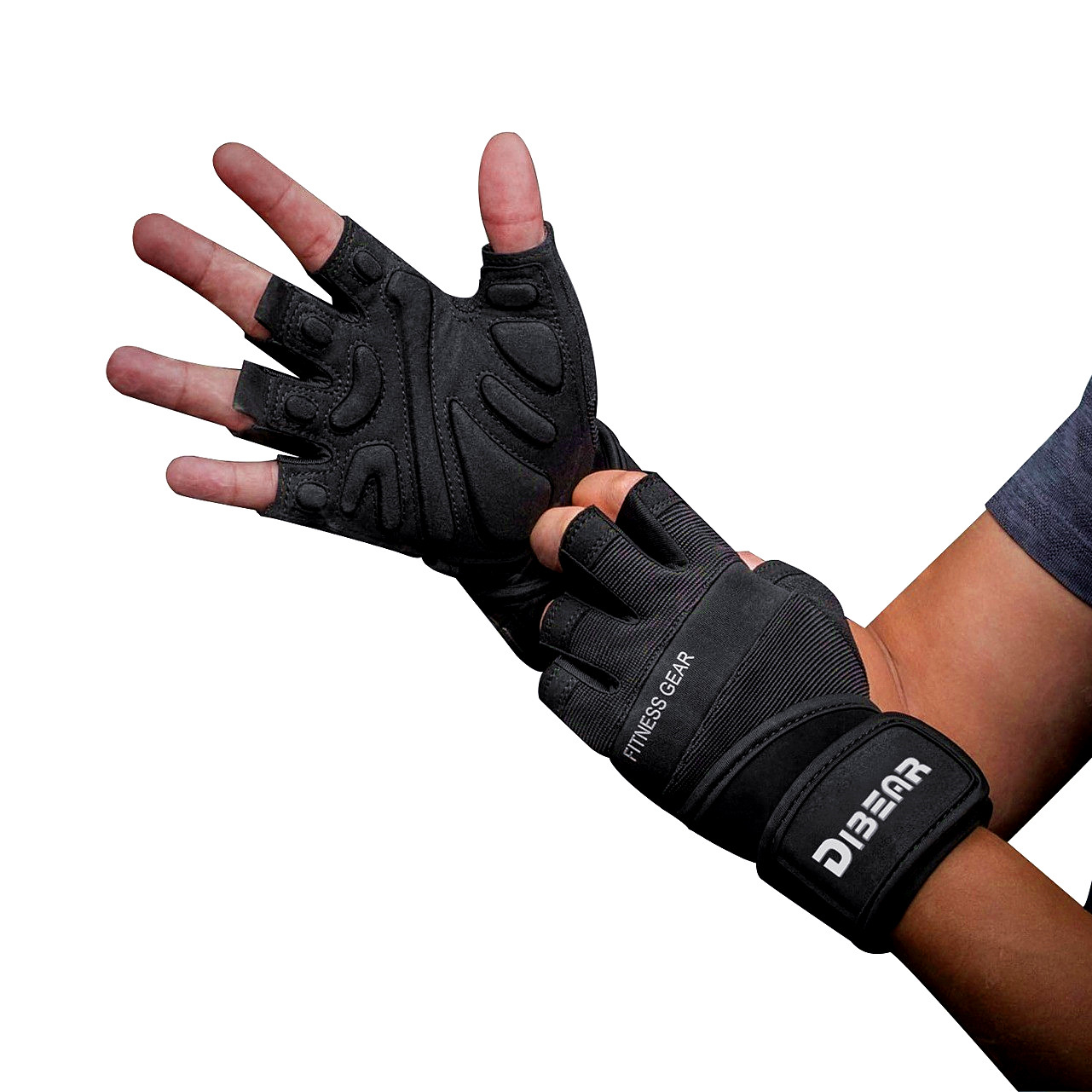 Half Finger Gym Gloves for Weightlifting, CrossFit & Training - Image 3
