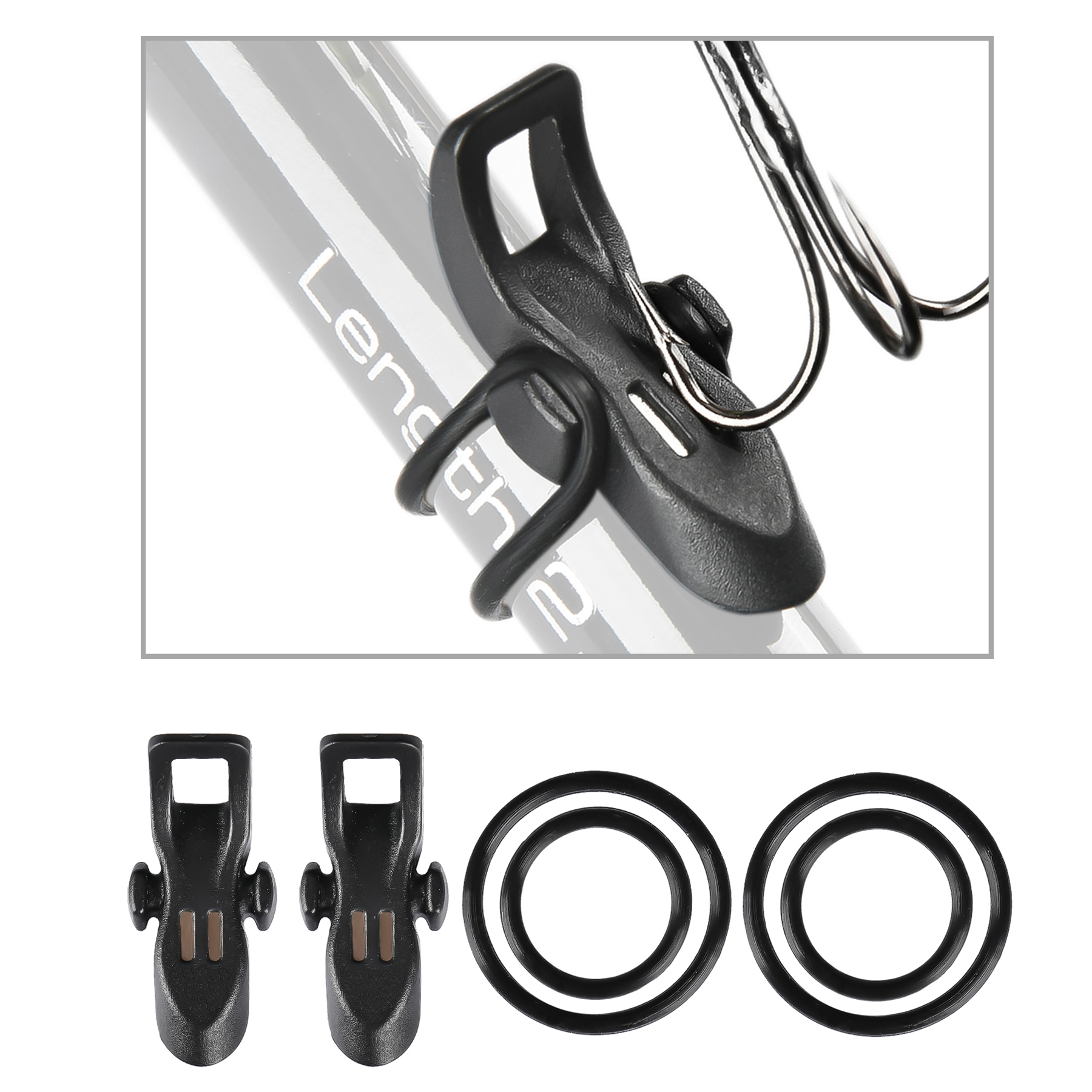 Magnetic Hook Keeper Holders for Fishing Rods – 2 Pack