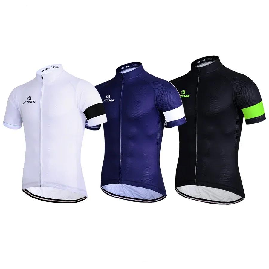 Men’s Short Sleeve Cycling Jersey – Breathable, UV Protection, Quick-Dry
