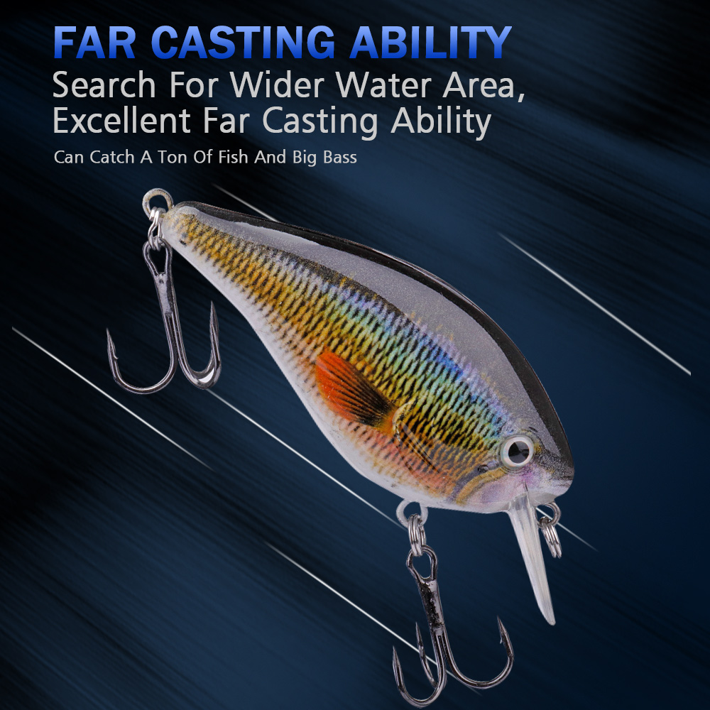 Floating Rattling Crankbait Lure 70mm 13g for Bass Pike Trout Fishing - Image 2