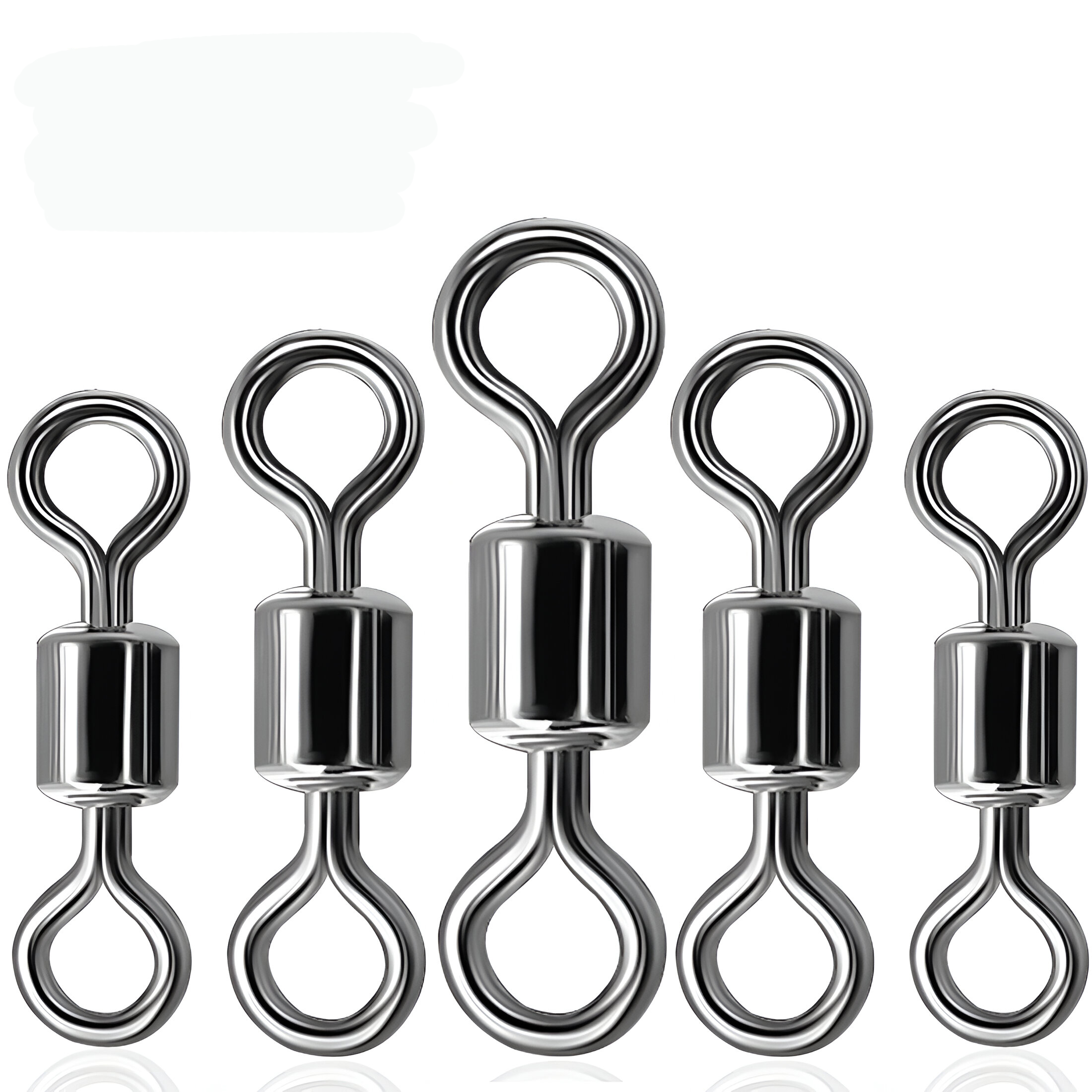 25Pcs Heavy Duty Fishing Swivels – Stainless Steel Rolling Connector, Saltwater/Freshwater - Image 6