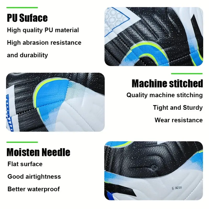 Official Size 5 PU Soccer Ball – Wear-Resistant Training & Match Ball - Image 7