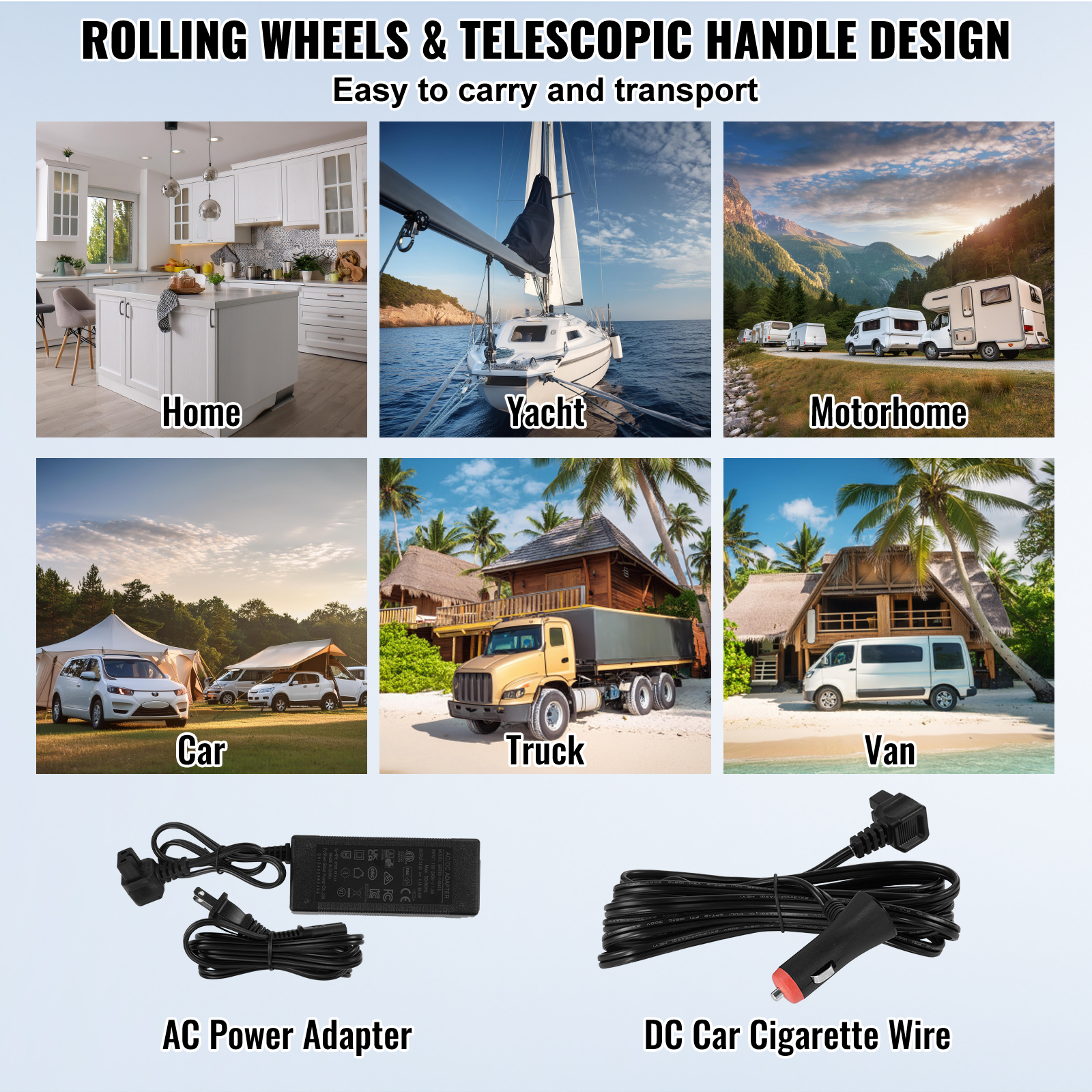 Portable 12V Car Refrigerator Freezer with Handle - Image 5