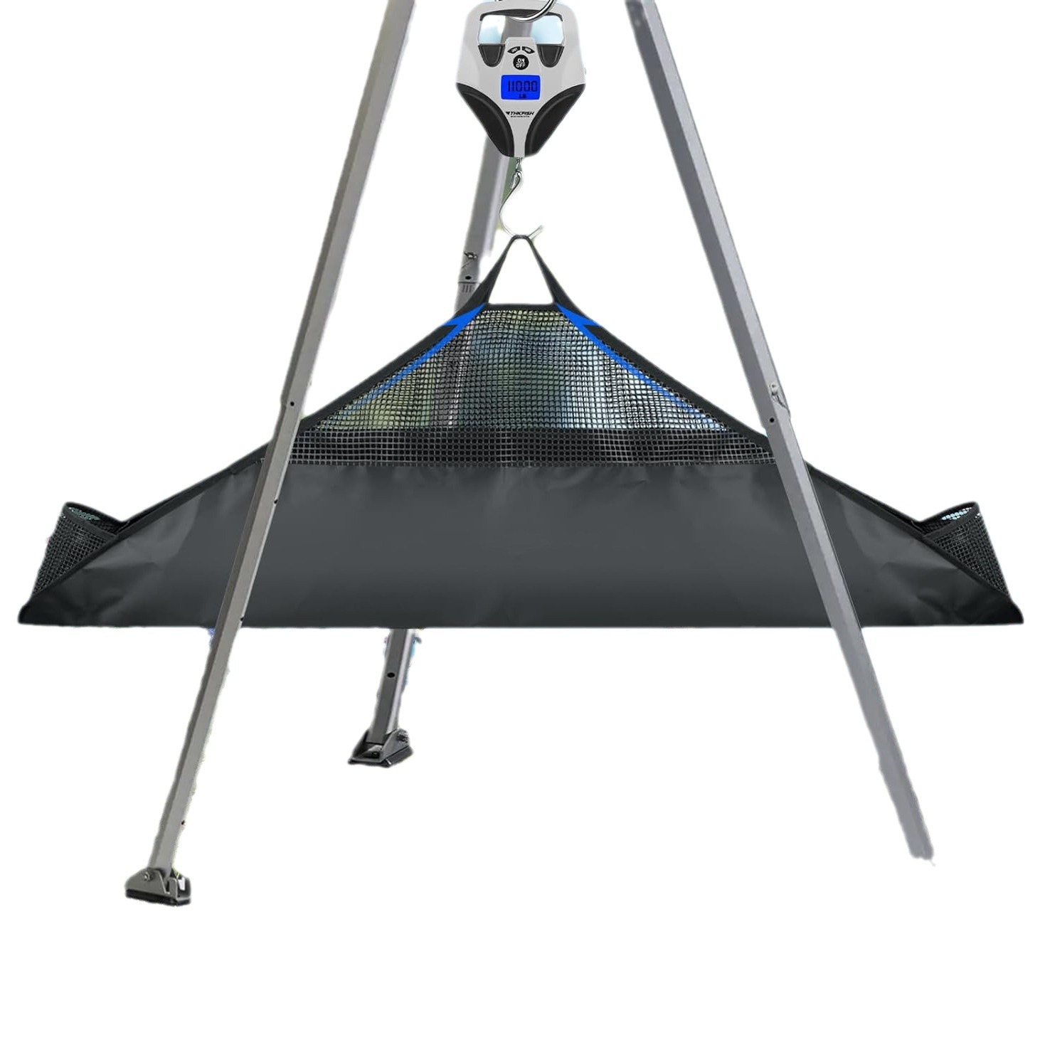 Heavy Duty Fishing Weigh Sling Bag with Ruler