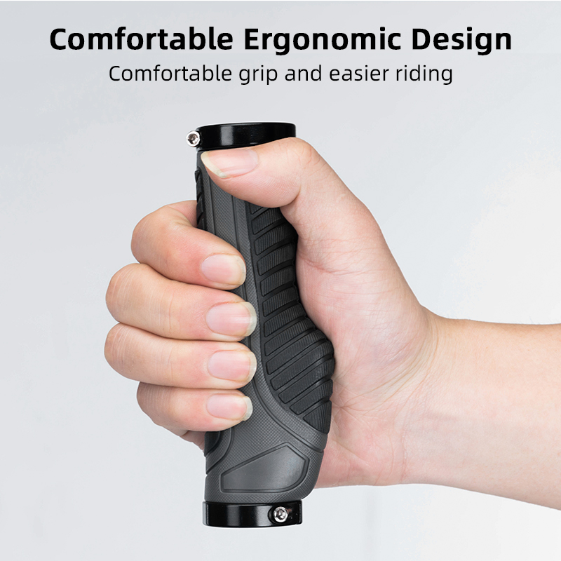 Shockproof Ergonomic Bike Handlebar Grips with Double Lock for MTB & Road - Image 4