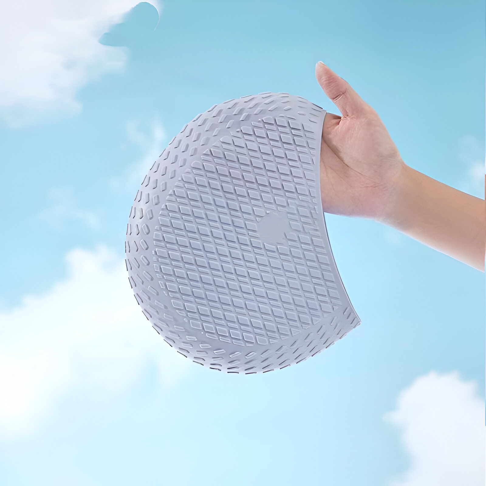 Waterproof Silicone Swim Cap for Long Hair – Ear Protection & Comfort Fit - Image 5