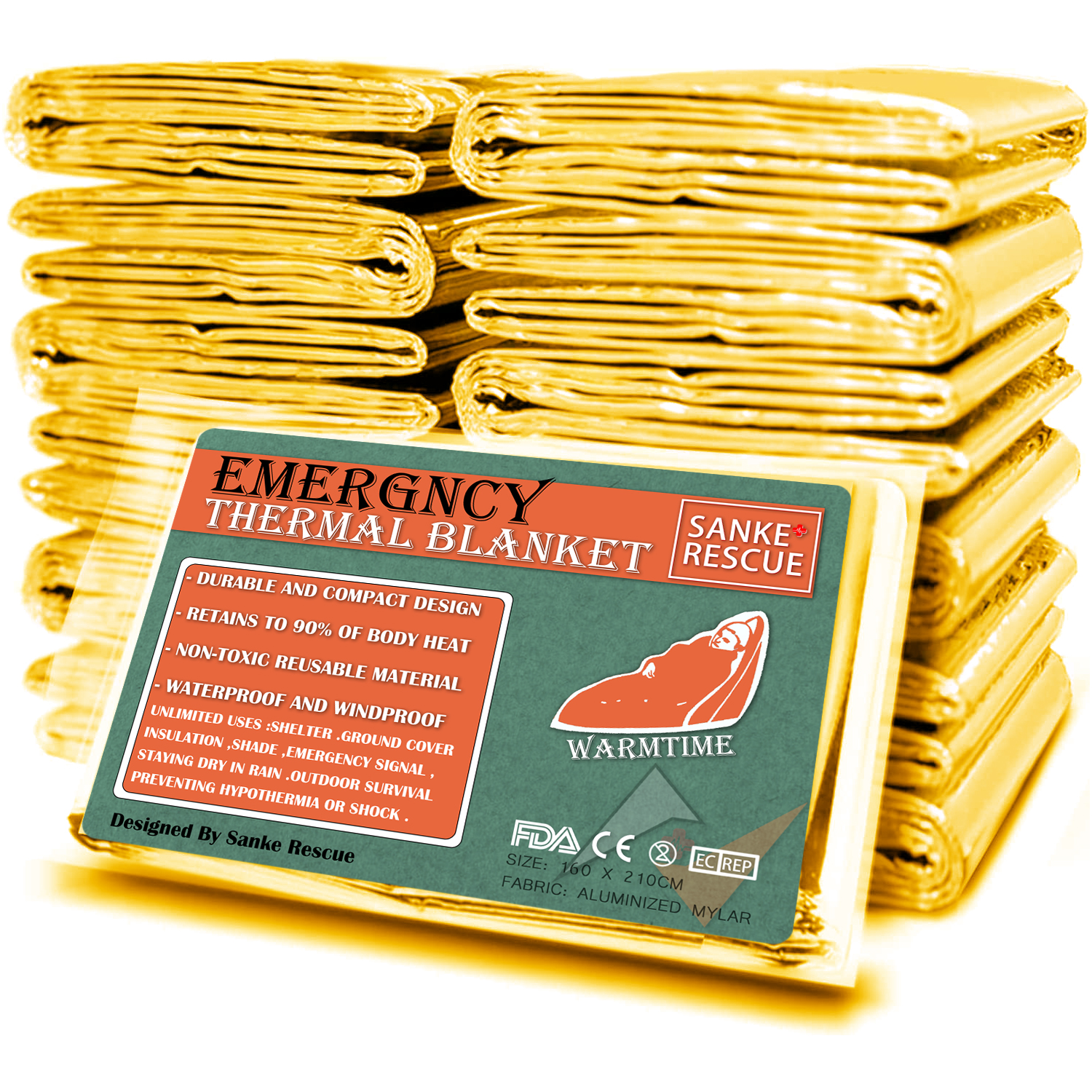 Gold 4pcs