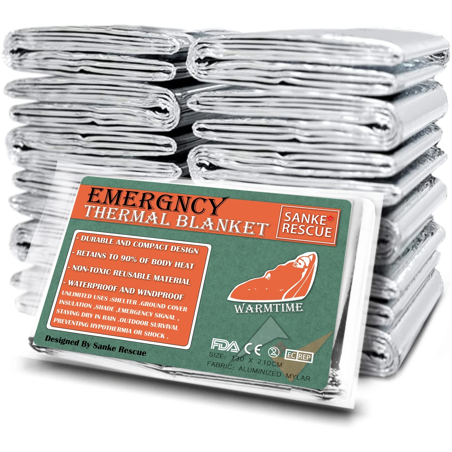 Emergency Thermal Mylar Blankets