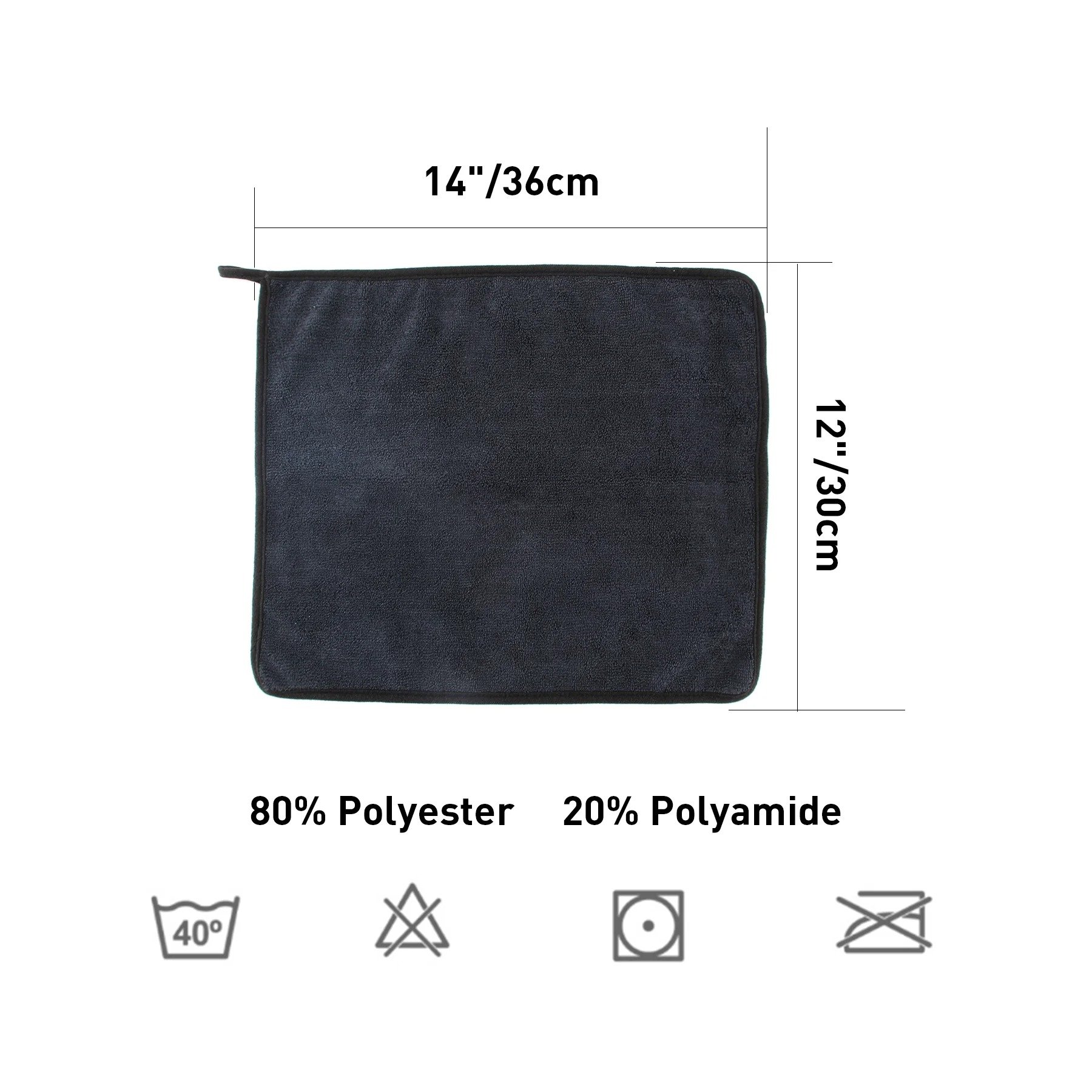 3-Pack Soft Absorbent Fishing Towels with Clip - Image 9
