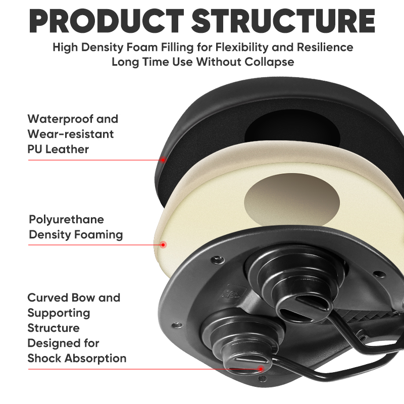 Ergonomic Shock-Absorbing Bike Saddle - Image 3