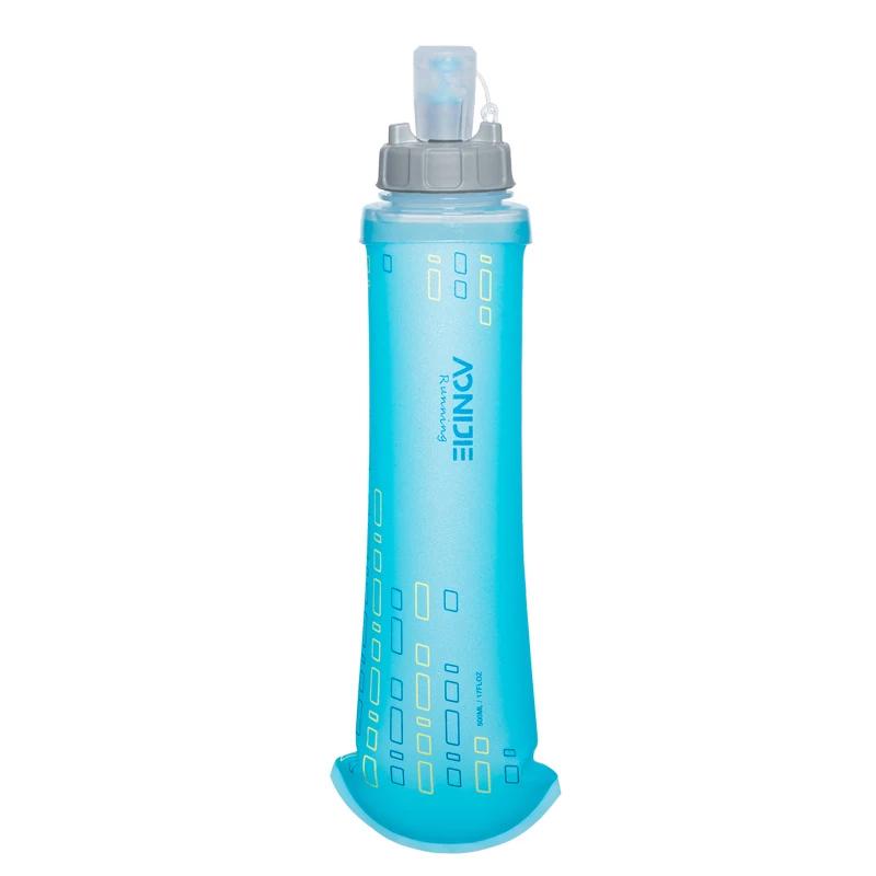 500ML Soft Flask Sports Water Bottle with Pull or Rotary Switch BPA-Free