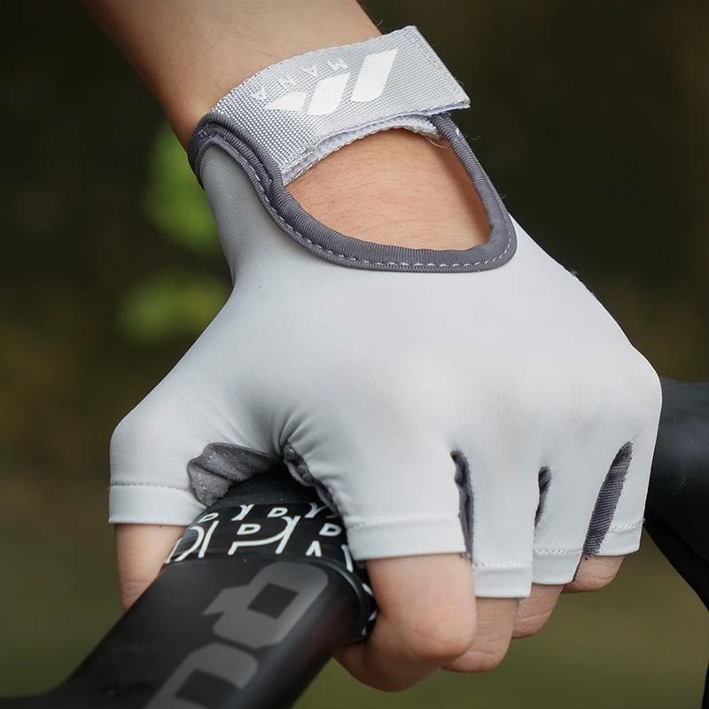 Breathable Anti-Slip Half-Finger Cycling Gloves with Silicone Shock Absorption