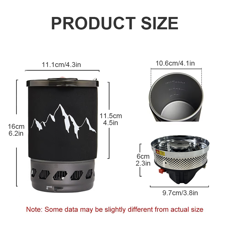 0.9L Portable Camping Stove System – Lightweight Propane Cooking Gear - Image 5