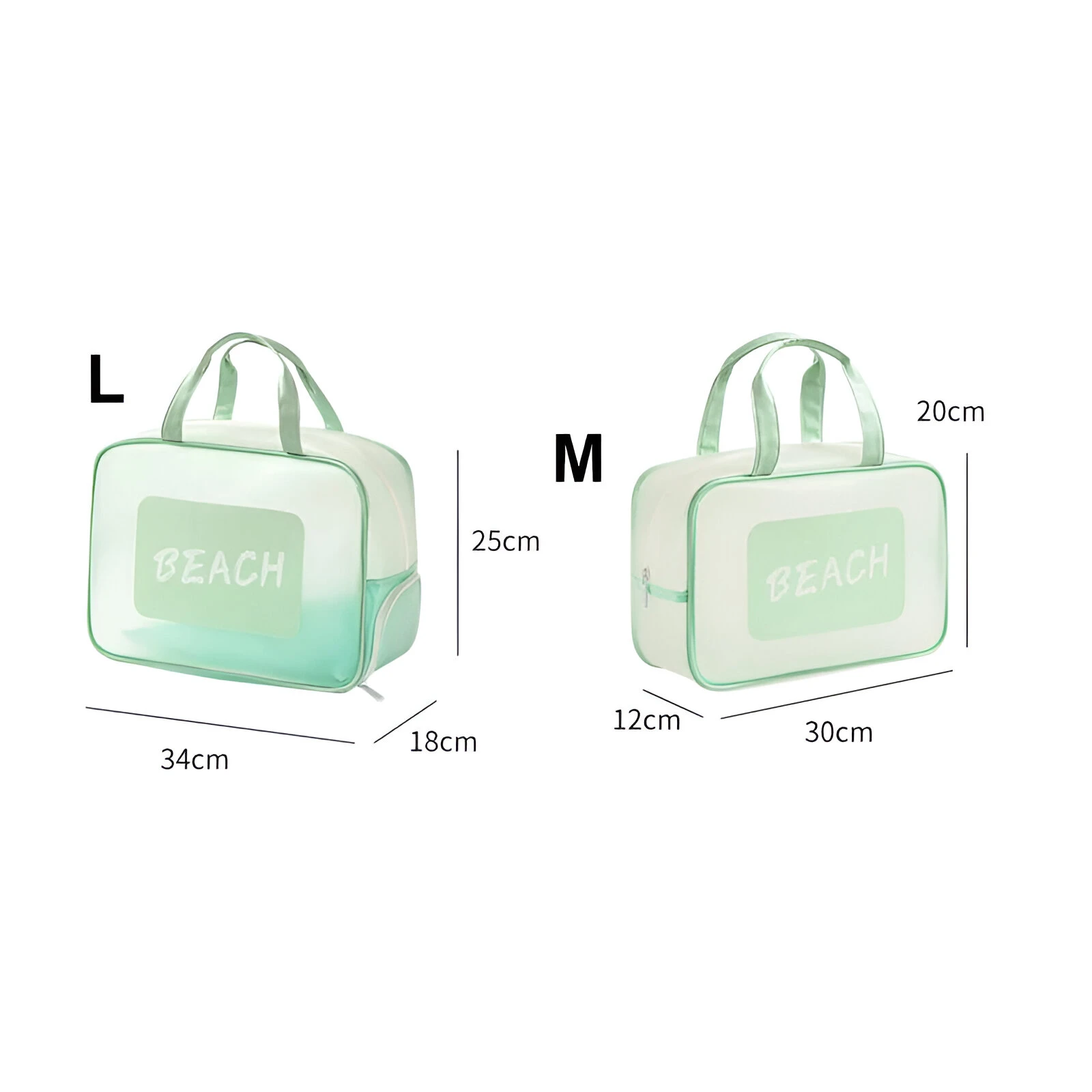 Waterproof Transparent Swimming Tote Bag – Mesh Beach & Travel Organizer - Image 7