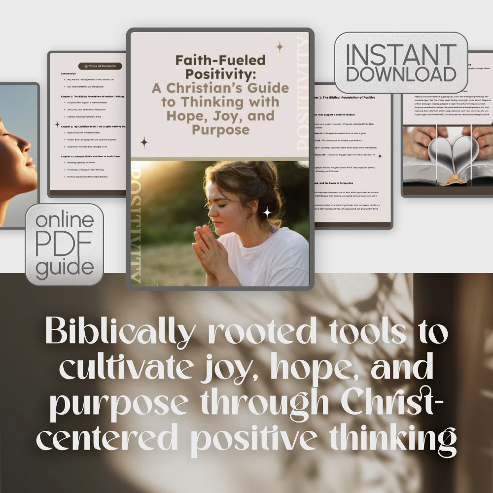 Faith-Fueled Positivity: A Christian’s Guide to Thinking with Hope, Joy, and Purpose | Christian Books on Positive Thinking | Digital Download Guide - Image 3