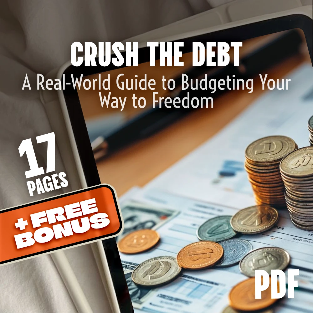 Crush the Debt: A Real-World Guide to Budgeting Your Way to Freedom | How to Budget to Pay Off Debt eBook | Debt Payoff Strategy & Budgeting Tips PDF