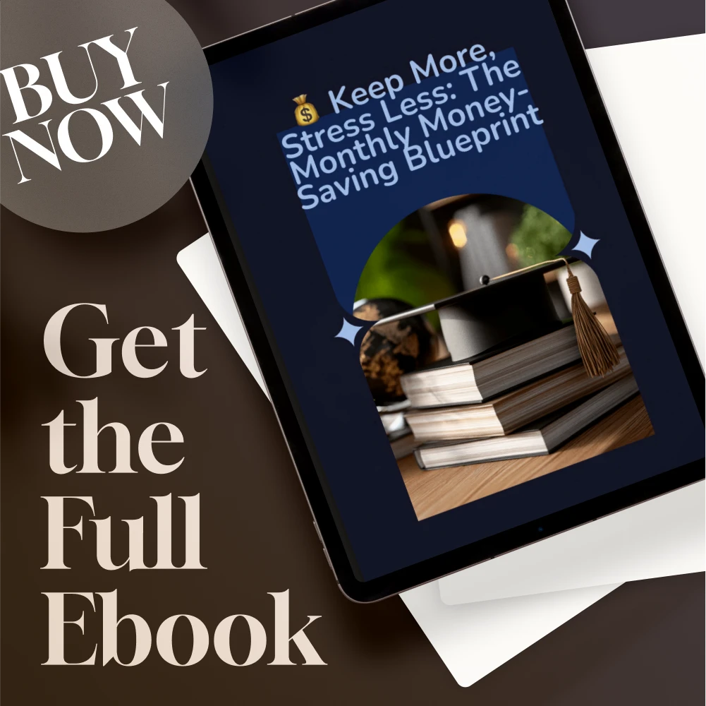 Keep More, Stress Less: The Monthly Money-Saving Blueprint | Save More Money Each Month | Budget eBook | Digital Download PDF Guide - Image 6