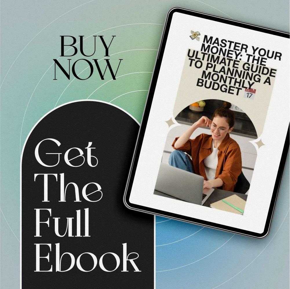 Master Your Money: The Ultimate Guide to Planning a Monthly Budget | Digital eBook for How to Plan a Monthly Budget | Budget Planner PDF Download - Image 6