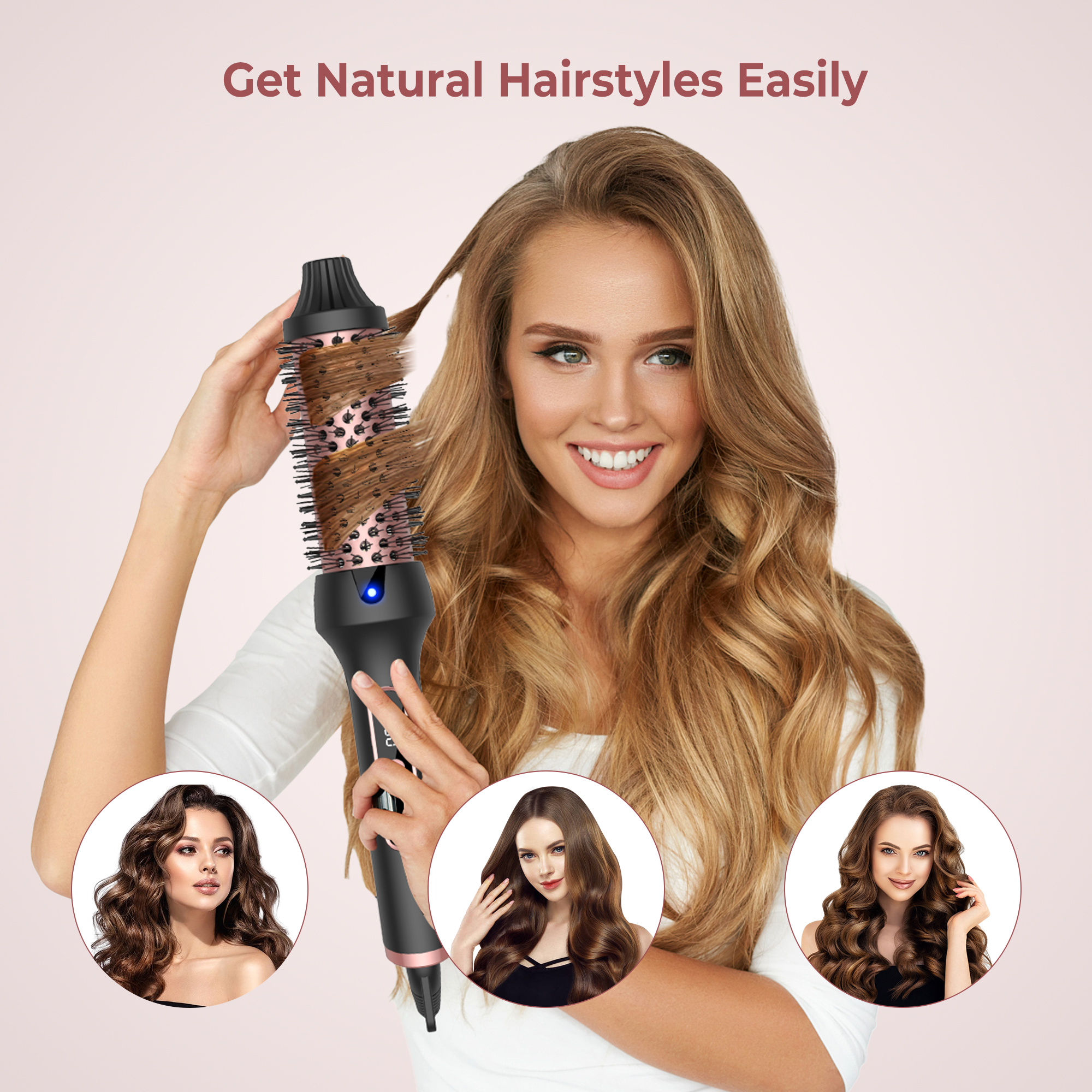 1.5 Inch Heated Curling Brush view 6