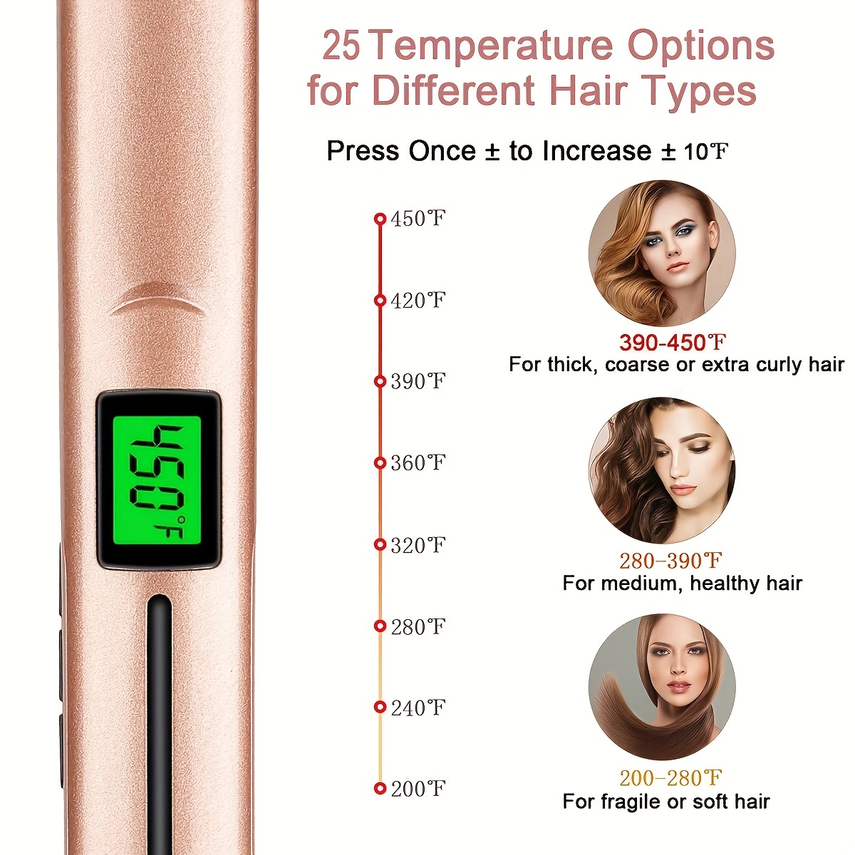 2 in 1 Ceramic Hair Straightener and Curler view 3