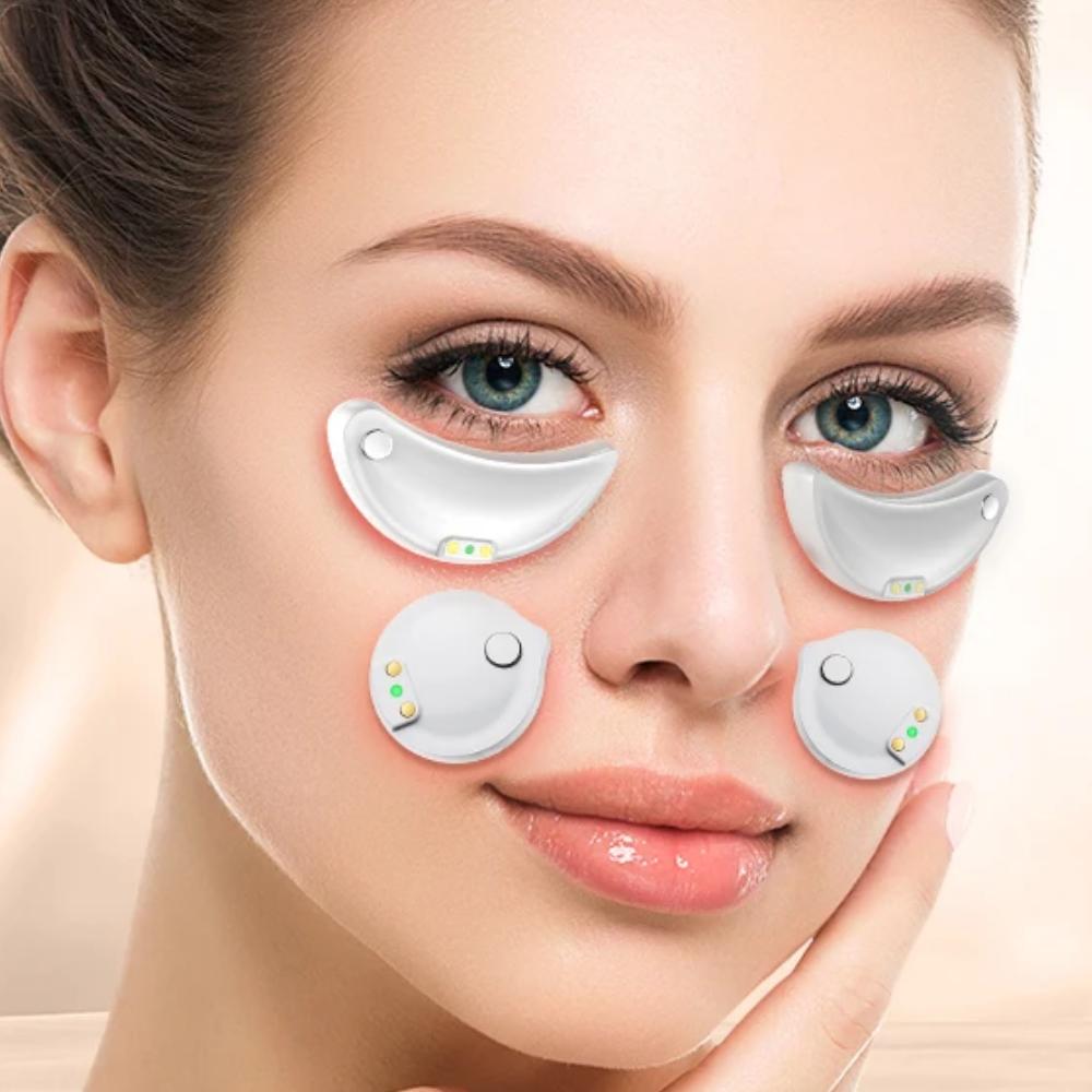 Red Light Microcurrent Eye Massager for Dark Circles & Wrinkles view 2