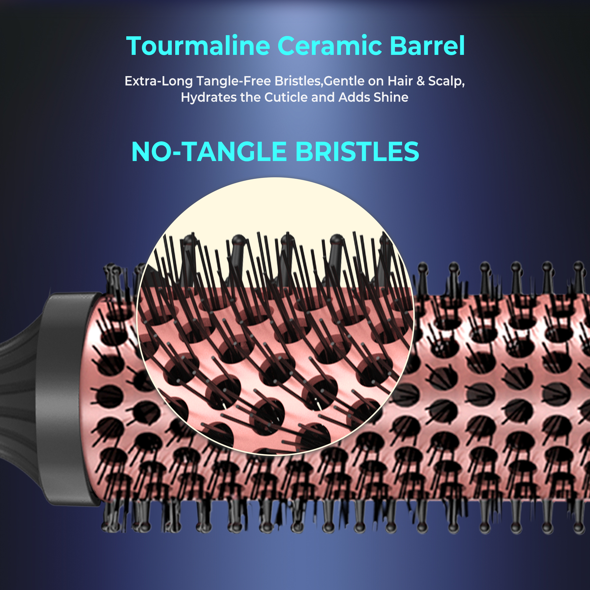 2 in 1 Heated Ionic Curling Brush view 5