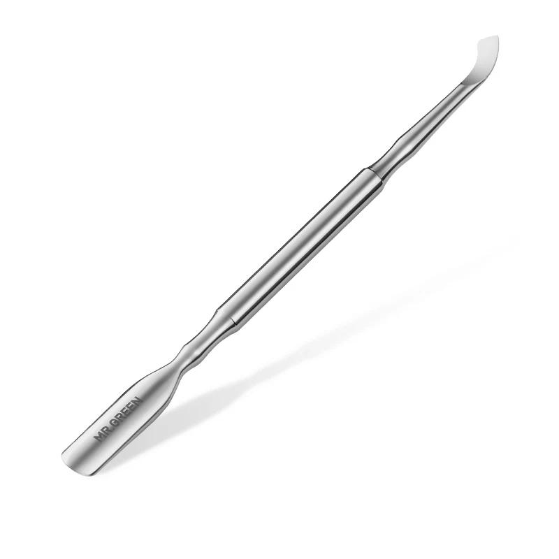 Double-Ended Stainless Steel Cuticle & Nail Cleaner Tool view 2