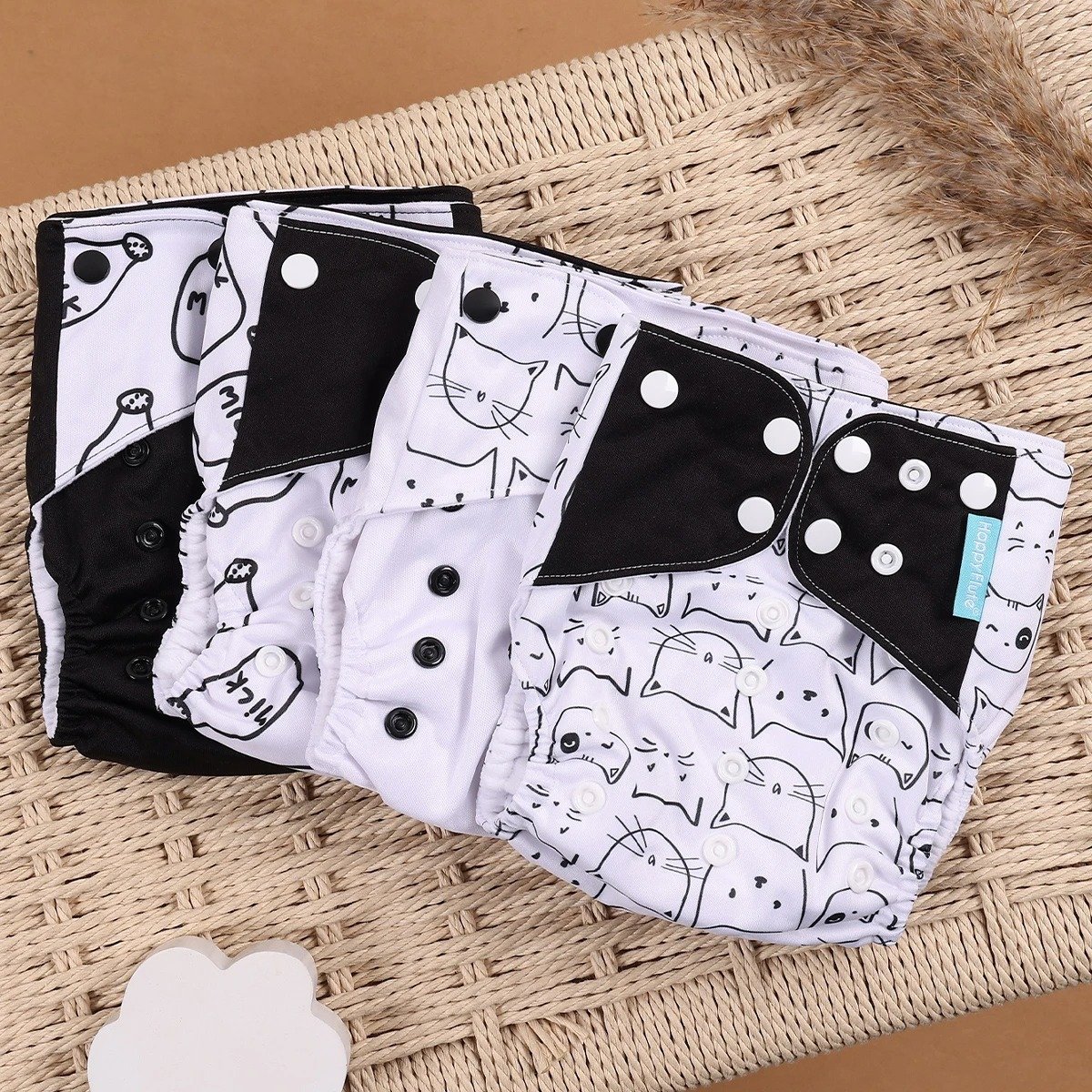 Adjustable Reusable Pocket Diapers view 2