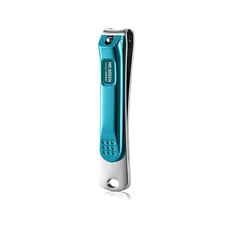 Premium Stainless Steel Nail Clippers with Curved Blade and Nail File view 2