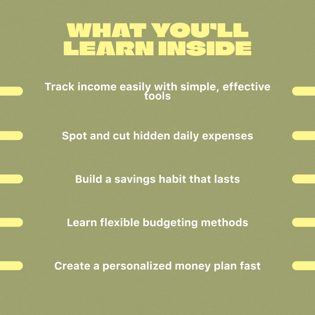 Master Your Money: The Simple Guide to Income, Expenses & Savings | Budgeting PDF Guide | Income Expense Savings Planner | Personal Finance eBook - Image 3