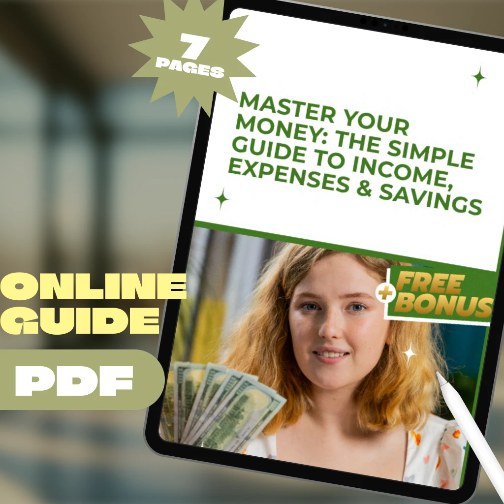 Master Your Money: The Simple Guide to Income, Expenses & Savings | Budgeting PDF Guide | Income Expense Savings Planner | Personal Finance eBook