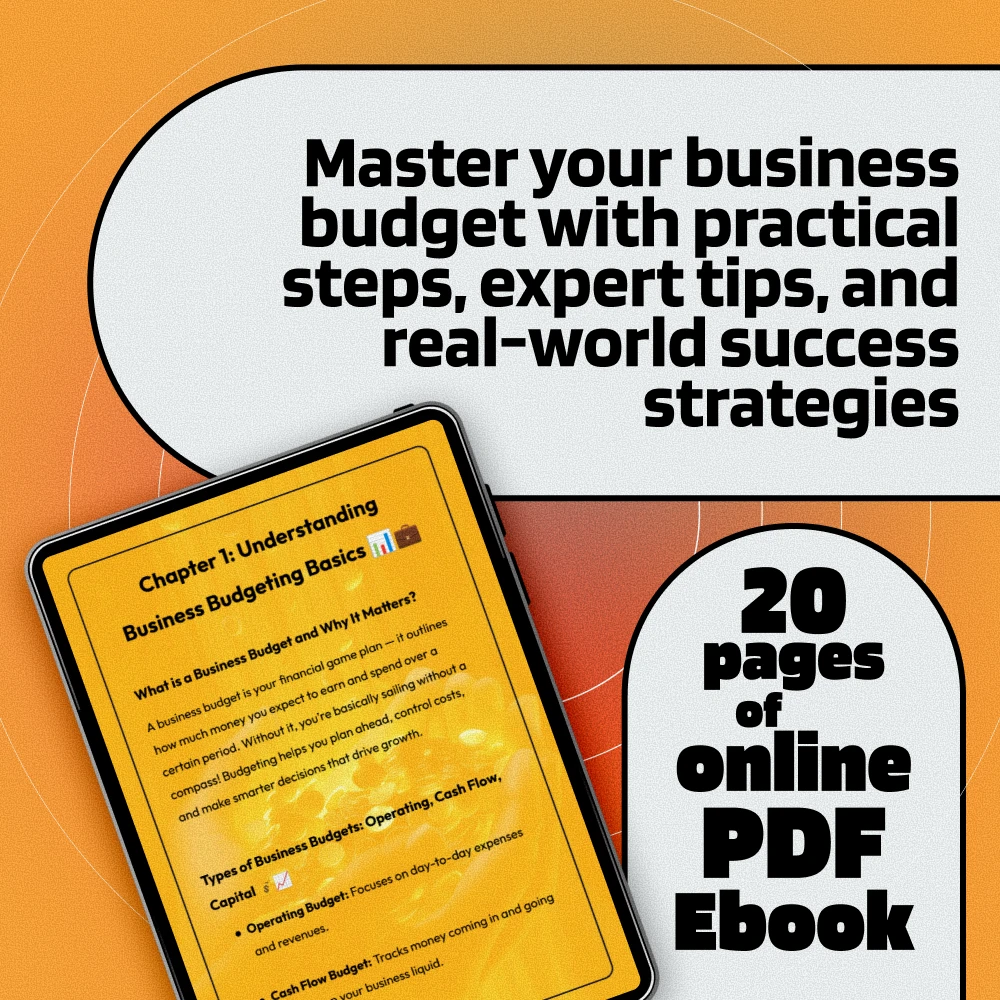 Budget Like a Boss: The Essential Guide to Mastering Your Business Budget | eBook for Entrepreneurs | How to Do a Business Budget Guide | Digital Download - Image 3