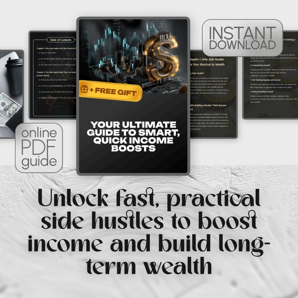 Your Ultimate Guide to Smart, Quick Income Boosts | Instant Download PDF | Side Hustles to Build Wealth Fast | Start Earning Now - Image 3