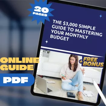 The $3,000 Simple Guide to Mastering Your Monthly Budget – How to Budget $3000 a Month | Digital Budgeting Guide, eBook, Checklist
