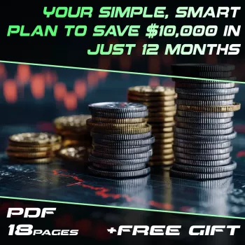 Your Simple, Smart Plan to Save $10,000 in Just 12 Months | How to Save $10,000 in a Year eBook | Budgeting Guide, Digital Download