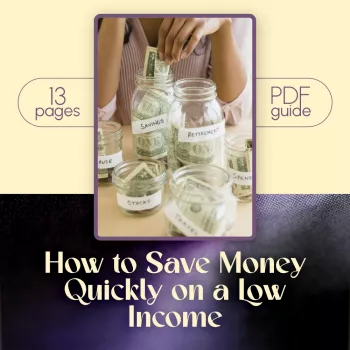 How to Save Money Quickly on a Low Income | Smart Budgeting Guide | How to Save Money with Low Income Fast | Instant Download